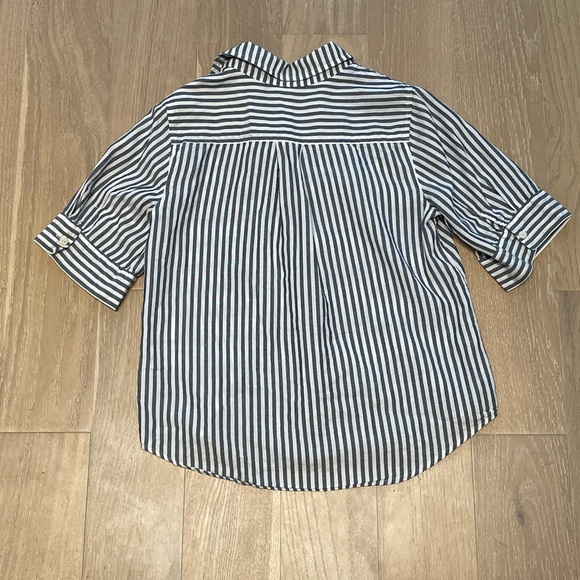 J. Crew Short Sleeve Button-Up Shirt in Stripe - Picture 4 of 5